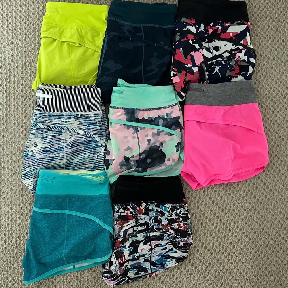 Lululemon Speed shorts 

2.5" Low Rise